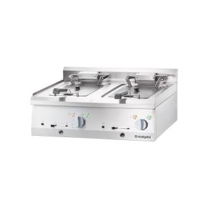Frytownica elektryczna, nastawna, V 2x10 l, 18 kW | Stalgast