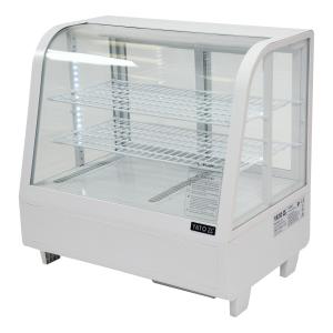 Yato Witryna chłodnicza ekspozycyjna 100 l z oświetleniem LED biała | Yato