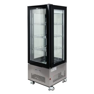 Yato Witryna chłodnicza ekspozycyjna 400 l z oświetleniem LED czarna | Yato
