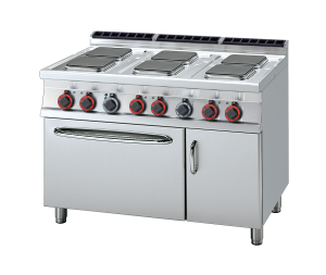 Kuchnia elektryczna z piekarnikiem CFQ6 - 712 ETV | RM Gastro