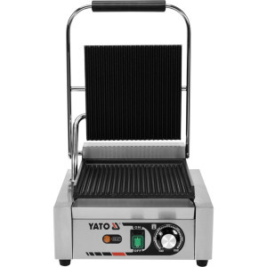 Yato Grill kontaktowy pojedynczy ryflowany | Yato