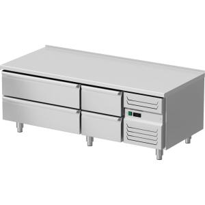 Stalgast Podstawa chłodnicza 1600x700x600 mm - 2 szuflady GN 1/1, 2 szuflady GN 2/1 | Stalgast