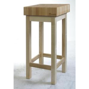Hendi Kloc masarski drewniany 500x400x850 mm na podstawie drewnianej | Hendi