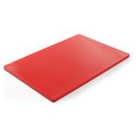 Hendi Deska do krojenia HACCP 600x400x18 mm czerwona do surowego mięsa | Hendi