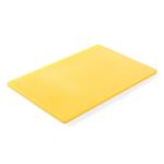 Hendi Deska do krojenia HACCP 450x300x12,7 mm żółta do surowego drobiu | Hendi