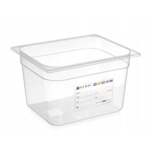 Hendi Pojemnik HACCP GN 1/2 150 mm z polipropylenu | Hendi
