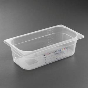 Hendi Pojemnik HACCP GN 1/3 100 mm z polipropylenu | Hendi