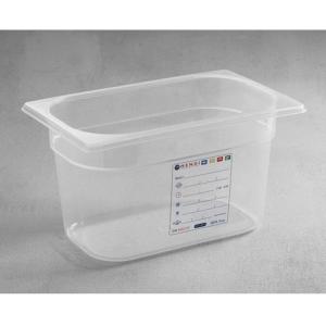 Hendi Pojemnik HACCP GN 1/4 150 mm z polipropylenu | Hendi