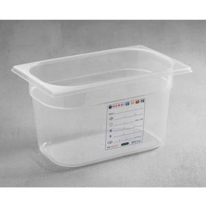 Hendi Pojemnik HACCP GN 1/4 100 mm z polipropylenu | Hendi