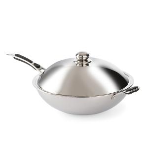 Hendi Patelnia Wok stalowa indukcyjna ⌀360 mm do kuchenki 239766 | Hendi