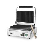 Hendi Grill kontaktowy Panini pojedynczy ryflowany | Hendi