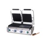 Hendi Grill kontaktowy podwójny 1/2 ryflowany - 1/2 gładki | Hendi