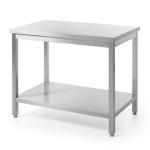 Hendi Stół centralny z półką – skręcany, głębokość 600 mm, HENDI, Profi Line, 1400x600x(H)850mm | Hendi