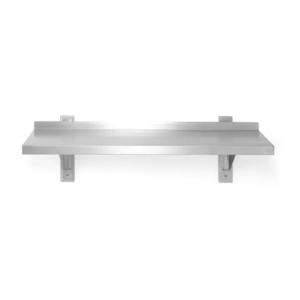 Hendi Półka wisząca regulowana, pojedyncza, z 2 konsolami, HENDI, 800x300x(H)600mm | Hendi