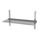 Hendi Półka wisząca regulowana, pojedyncza, z 2 konsolami, HENDI, 1000x300x(H)600mm | Hendi