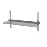 Hendi Półka wisząca regulowana, pojedyncza, z 2 konsolami, HENDI, 1200x300x(H)600mm | Hendi