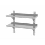 Hendi Półka wisząca przestawna, podwójna, z 2 konsolami, HENDI, 800x300x(H)600mm | Hendi