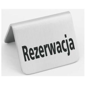 Hendi Tabliczka informacyjna - Rezerwacja - 4 szt | Hendi