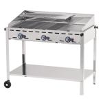 Hendi Grill gazowy Green Fire 3-palnikowy | Hendi