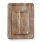 Hendi Taca do serwowania z nadrukiem drewna 240x350 mm | Hendi