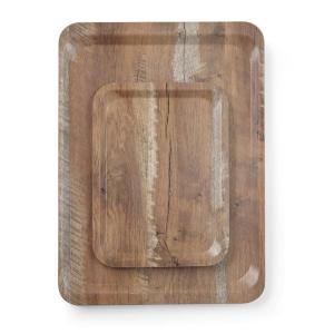 Hendi Taca do serwowania z nadrukiem drewna 240x350 mm | Hendi