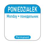 Hendi Naklejki Food Safety Poniedziałek – wielorazowe | Hendi