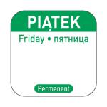 Hendi Naklejki Food Safety Piątek – wielorazowe | Hendi