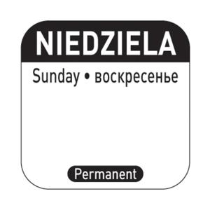 Hendi Naklejki Food Safety Niedziela – wielorazowe | Hendi