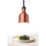 Hendi Lampa grzewcza do potraw wisząca cylindryczna miedziana ⌀175 mm | Hendi