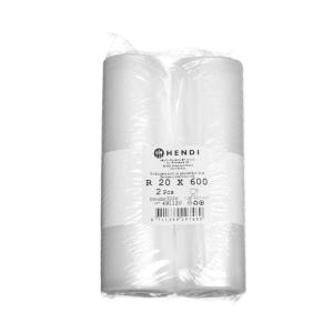 Hendi Worki moletowane do pakowarek listwowych zestaw 2 rolek 200x6000 mm | Hendi