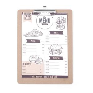 Hendi Podkładka pod kartę menu 240x330 mm | Hendi