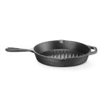 Hendi Patelnia grillowa żeliwna ⌀250x27 mm | Hendi