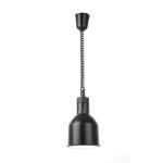Hendi Lampa grzewcza do potraw wisząca cylindryczna czarna ⌀175 mm | Hendi