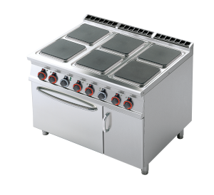 Kuchnia elektryczna z piek. i szafką CFQ6 - 912 ETV | RM Gastro