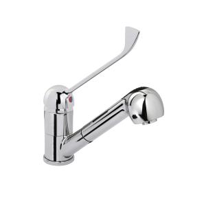 Hendi Bateria do zlewu z wyciąganym prysznicem 230 mm | Hendi