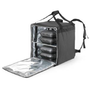 Plecak termoizolacyjny dostawczy, HENDI, 75,2L, czarny, 410x410x(H)480mm | Hendi