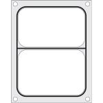 Hendi Matryca do zgrzewarki 976722 na tackę dwudzielną 227x178 mm | Hendi