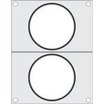 Hendi Matryca do zgrzewarki 976722 na dwa pojemniki do zupy ø115 mm | Hendi