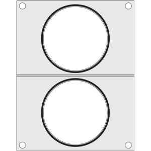 Hendi Matryca do zgrzewarki 976722 na dwa pojemniki do zupy ø115 mm | Hendi