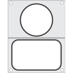 Hendi Matryca do zgrzewarki 976722 na tackę bez podziału 178x113 mm + pojemnik ø115 mm | Hendi