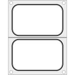 Hendi Matryca do zgrzewarki CAS CDS-01 na dwie tacki 178x113 mm | Hendi