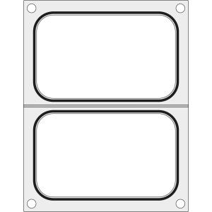 Hendi Matryca do zgrzewarki CAS CDS-01 na dwie tacki 178x113 mm | Hendi