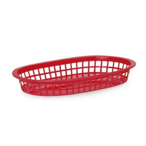 Hendi Koszyk do pieczywa owalny 275x175x38 mm czerwony | Hendi