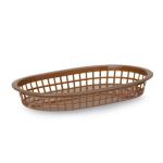 Hendi Koszyk do pieczywa owalny 275x175x38 mm brązowy | Hendi
