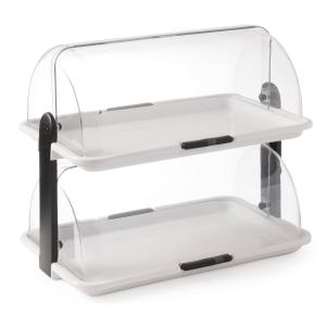 Witrynka Roll top, HENDI, biały, 380x260x(H)355mm, Prostokątny | Hendi