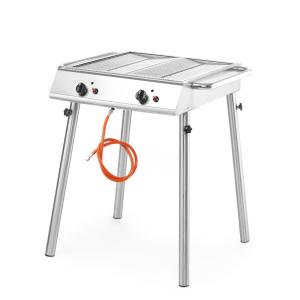 Hendi Grill gazowy Xantos 9,5 kW 2-palnikowy | Hendi