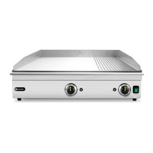 Hendi Płyta grillowa elektryczna 2/3 gładka 1/3 ryflowana 3500 W | Hendi