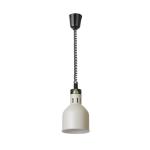 Hendi Lampa do podgrzewania potraw wisząca cylindryczna biała ⌀175 mm | Hendi