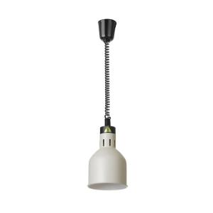 Hendi Lampa do podgrzewania potraw wisząca cylindryczna biała ⌀175 mm | Hendi