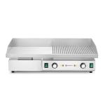 Hendi Płyta grillowa 1/2 gładka + 1/2 ryflowana 4.4 kW | Hendi